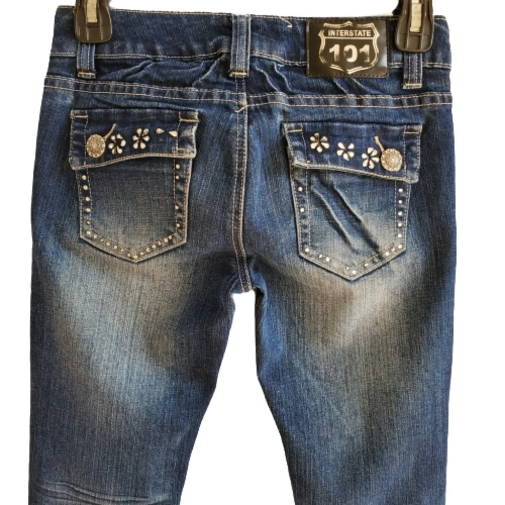 Interstate 101 Low Rise Denim Blue Jean's Sz 1